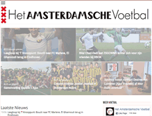 Tablet Screenshot of hetamsterdamschevoetbal.nl